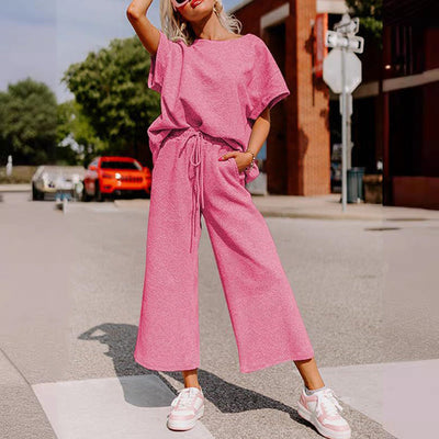 Women's Summer 2 Piece Lounge Outfits Comfortable Stylish Sets