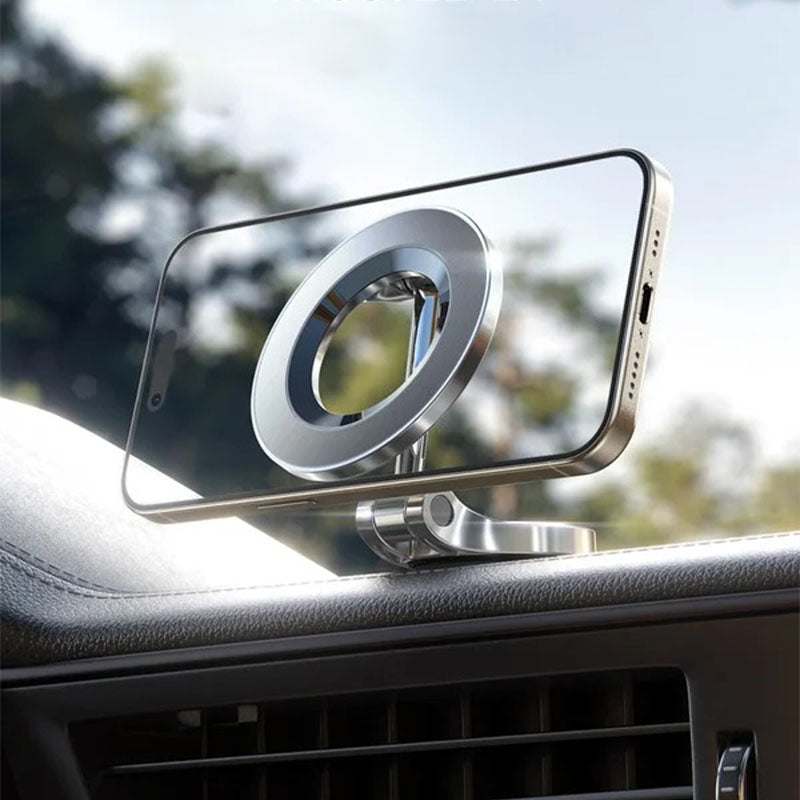 Magnetic Phone Holder For Car Dashboard Mount Easy Use