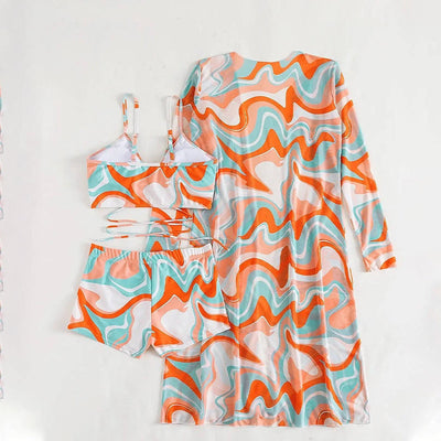 Women's Three-Piece Swimsuit Stylish And Comfortable Beachwear Set