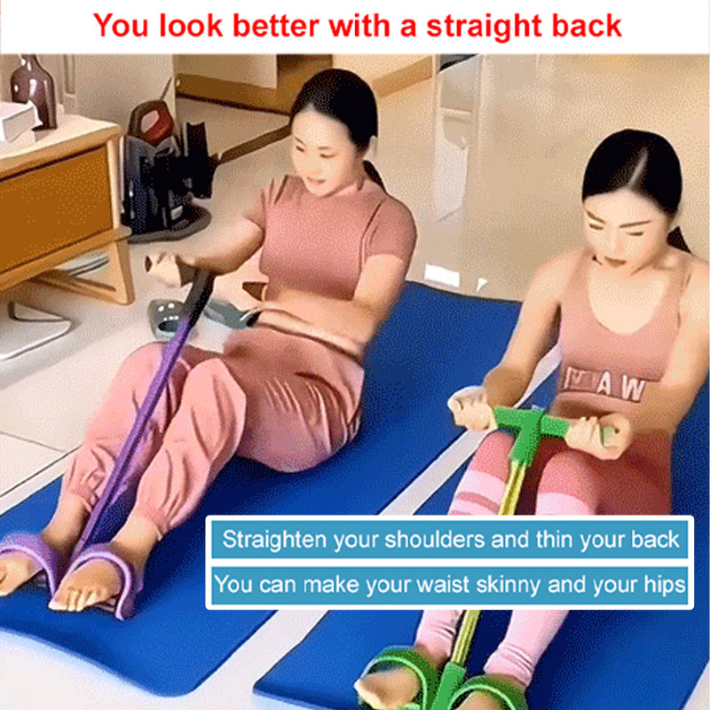 Multifunctional Pedal Puller Resistance Rope For Strength Training
