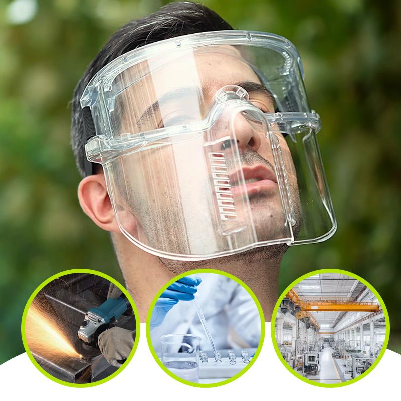 Multipurpose Ergonomic Transparent Face Shield Protective Guard