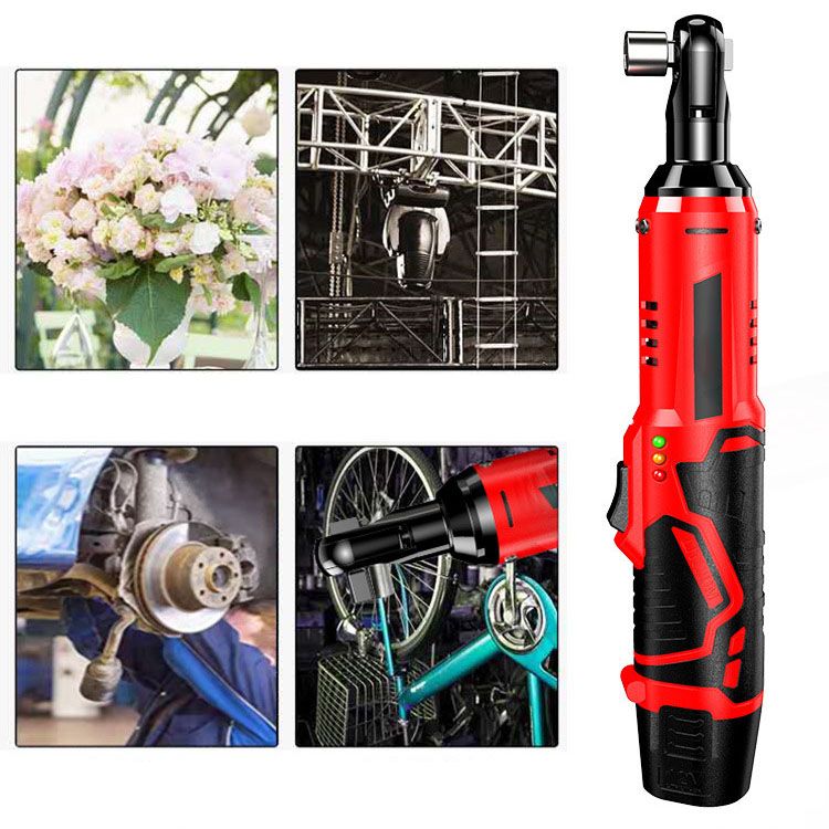 Cordless Electric Ratchet Wrench Powerful Battery Operated Tool