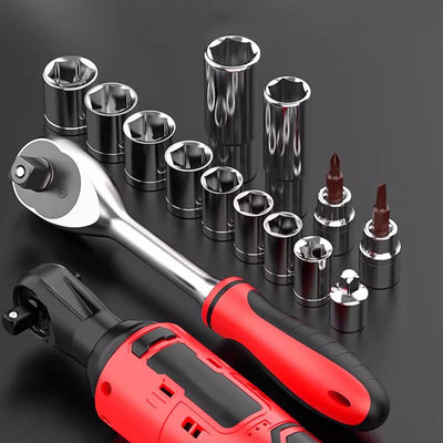 Cordless Electric Ratchet Wrench Powerful Battery Operated Tool