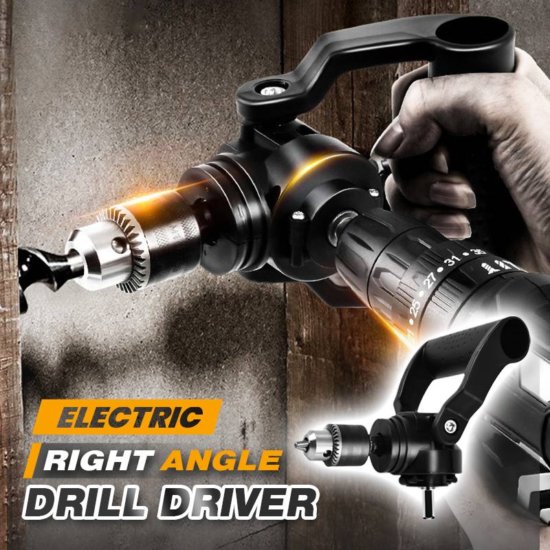 Electric Right Angle Drill Driver Cordless Compact Power Tool
