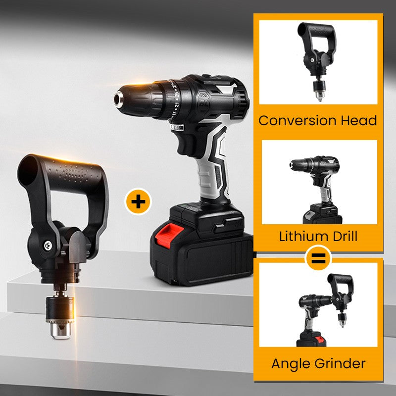 Electric Right Angle Drill Driver Cordless Compact Power Tool