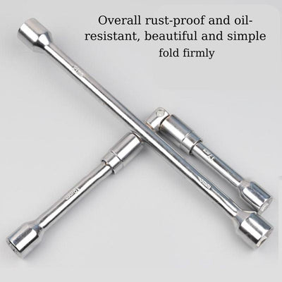 Universal Folding Lug Wrench For Car Tire Changing Tool