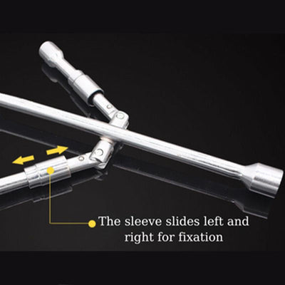 Universal Folding Lug Wrench For Car Tire Changing Tool