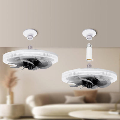 2-in-1 Fan Light Adjustable Quiet Ceiling Fan With Remote Control