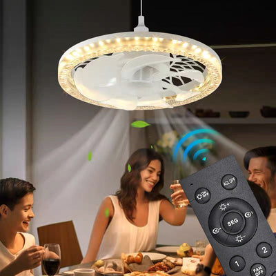 2-in-1 Fan Light Adjustable Quiet Ceiling Fan With Remote Control