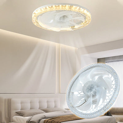 2-in-1 Fan Light Adjustable Quiet Ceiling Fan With Remote Control