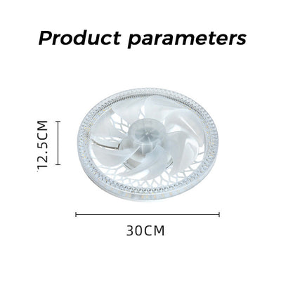 2-in-1 Fan Light Adjustable Quiet Ceiling Fan With Remote Control