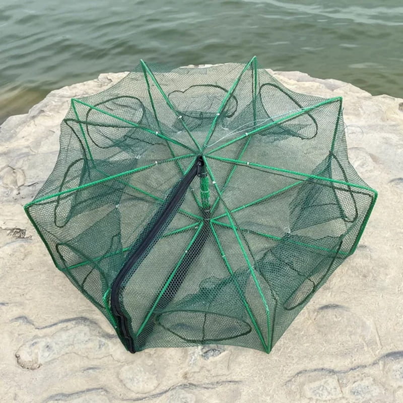 Auto-Foldable Fishing Trap Net Durable Portable Foldable Design