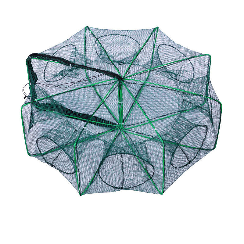 Auto-Foldable Fishing Trap Net Durable Portable Foldable Design