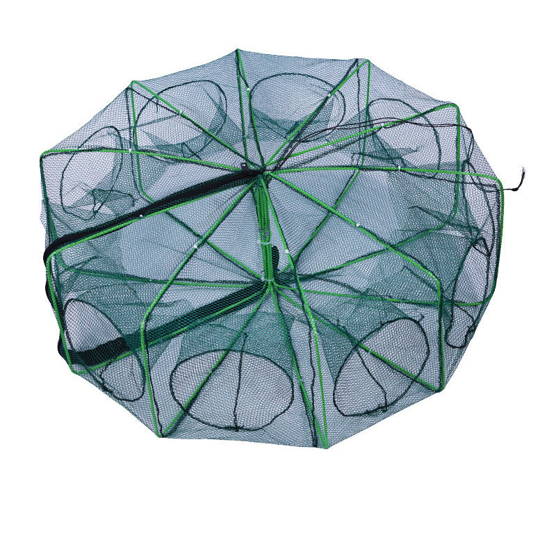 Auto-Foldable Fishing Trap Net Durable Portable Foldable Design