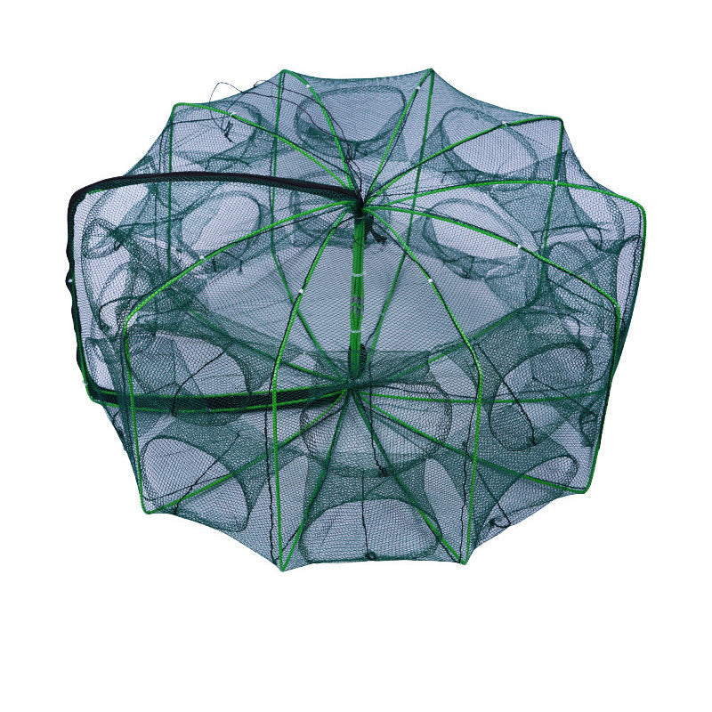 Auto-Foldable Fishing Trap Net Durable Portable Foldable Design