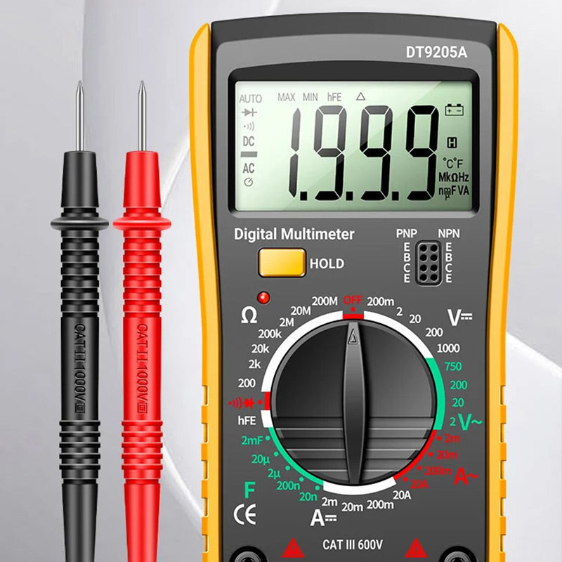 Digital Universal Meter With High Precision And Anti-Burning Protection