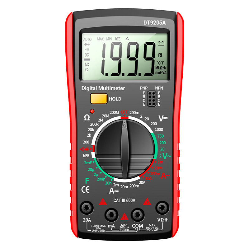 Digital Universal Meter With High Precision And Anti-Burning Protection
