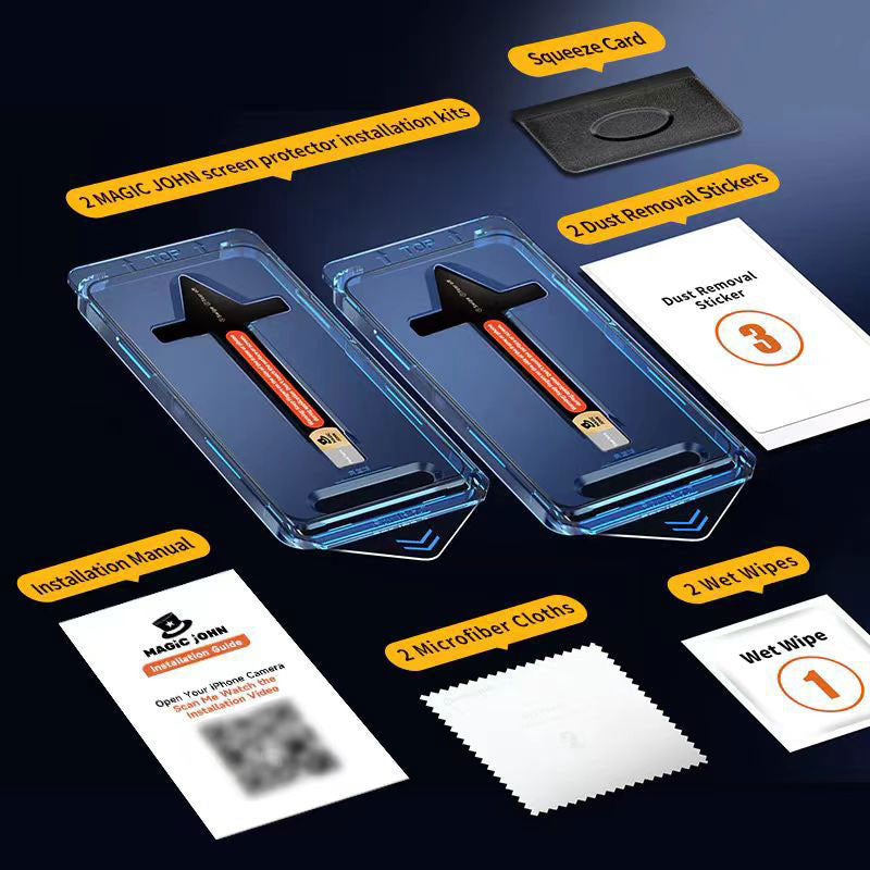 4K Tempered Glass Screen Protector Anti-Peeping Samsung Installation