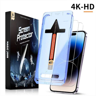 4K Tempered Glass Screen Protector Anti-Peeping Samsung Installation