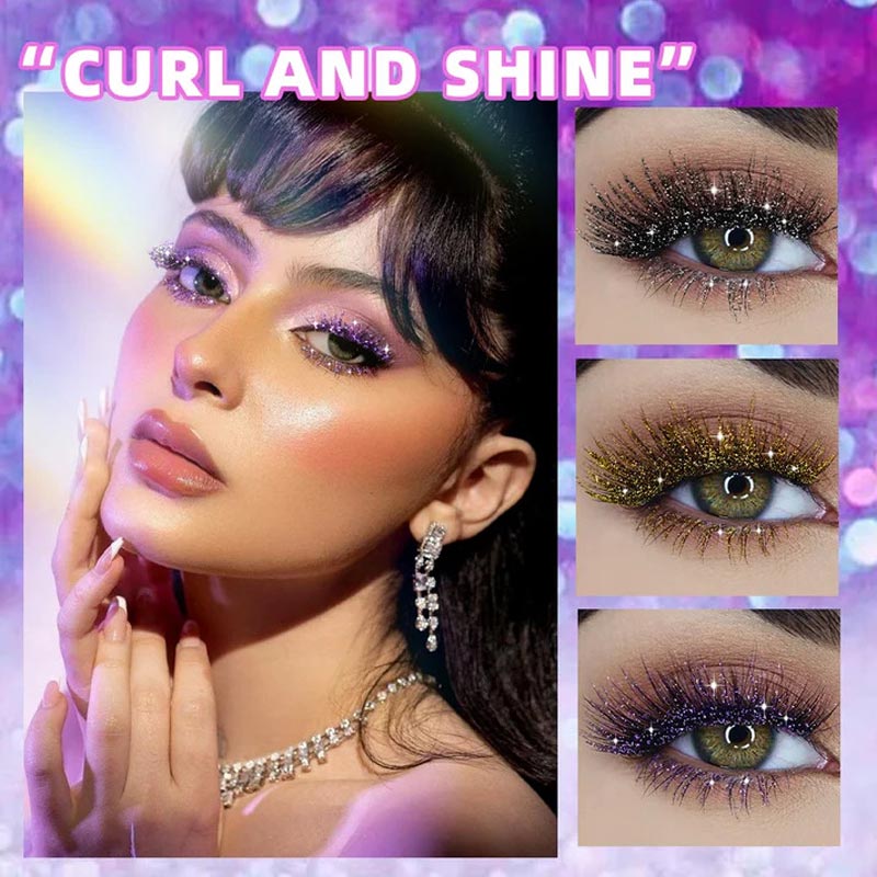 Waterproof Glitter Mascara With Sparkling Diamond Shine Effect