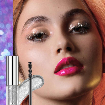Waterproof Glitter Mascara With Sparkling Diamond Shine Effect