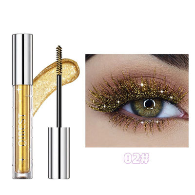 Waterproof Glitter Mascara With Sparkling Diamond Shine Effect