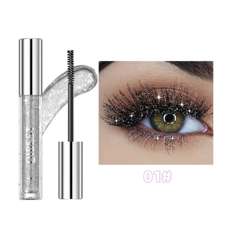 Waterproof Glitter Mascara With Sparkling Diamond Shine Effect