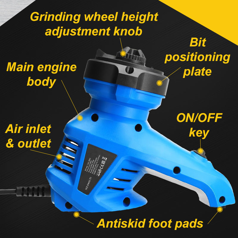 Power Drill Bit Sharpener For Twist Drill Bits Efficiently