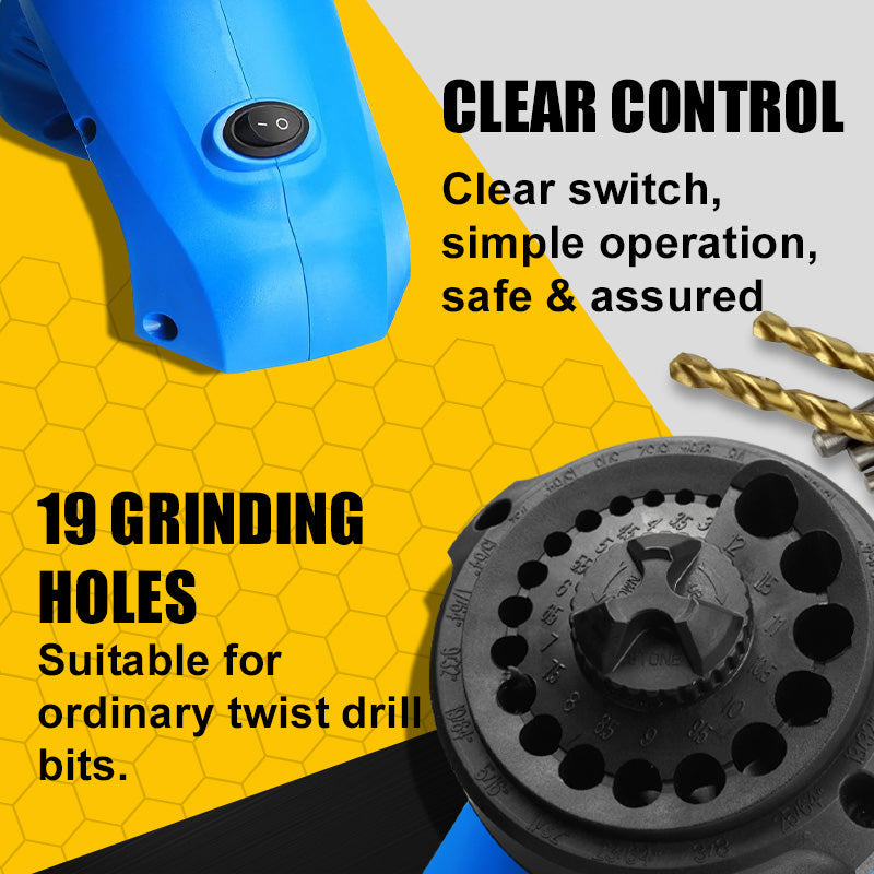 Power Drill Bit Sharpener For Twist Drill Bits Efficiently