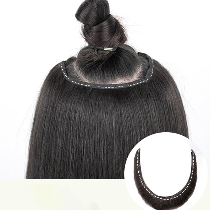Gradient Curly Wig Piece Stylish Vibrant Color Hair Accessory