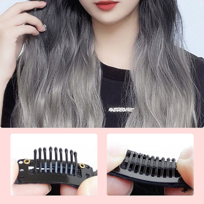Gradient Curly Wig Piece Stylish Vibrant Color Hair Accessory