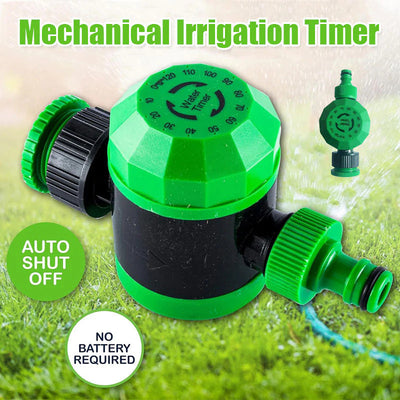 Mechanical Irrigation Timer For Efficient Automatic Watering Control