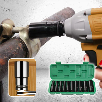 Electric Wrench Socket Set Durable Professional Mechanic Tool Kit