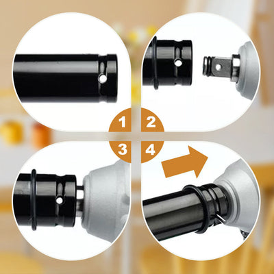 Electric Wrench Socket Set Durable Professional Mechanic Tool Kit