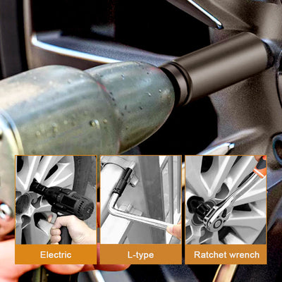 Electric Wrench Socket Set Durable Professional Mechanic Tool Kit