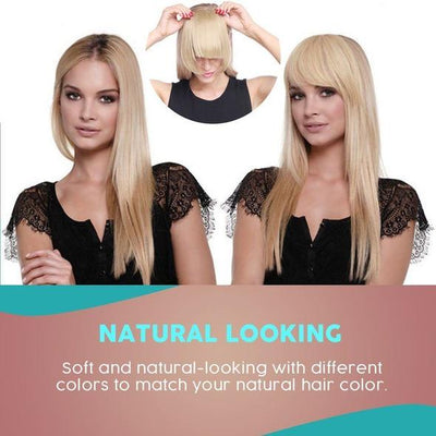 Clip In Bangs Heat Resistant Synthetic Hair Extension