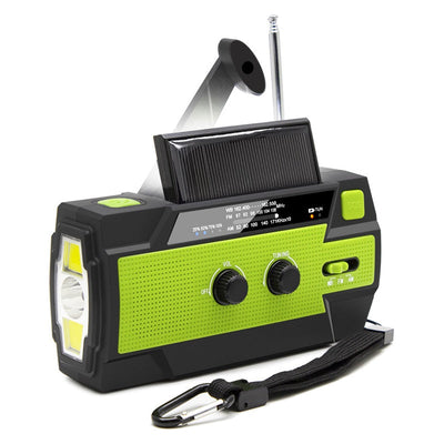 All-in-One Emergency Solar Powered Radio With Multi-Function Features