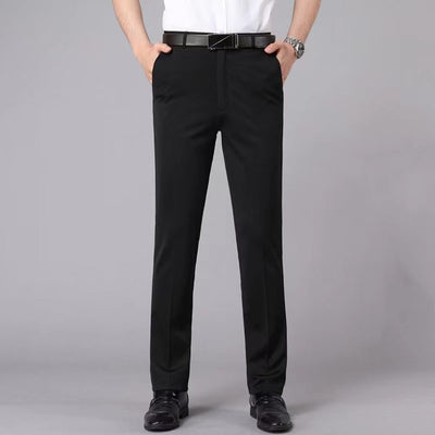 Men's Summer Business Pants Lightweight Breathable Office Wear