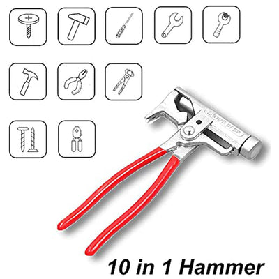 Multi-function Hammer With Pipe Clamp And Versatile Tools