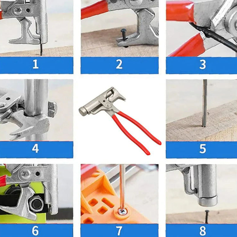 Multi-function Hammer With Pipe Clamp And Versatile Tools