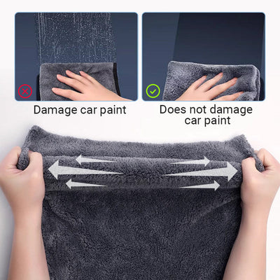Thickened Absorbent Microfiber Cleaning Towel For Car Detailing