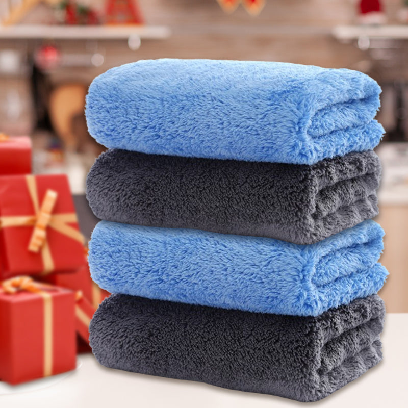Thickened Absorbent Microfiber Cleaning Towel For Car Detailing