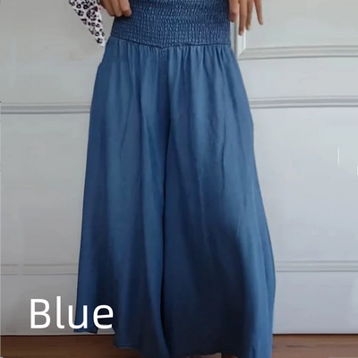 Women's High Waist Wide Leg Jeans With Stylish Pockets