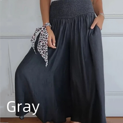 Women's High Waist Wide Leg Jeans With Stylish Pockets
