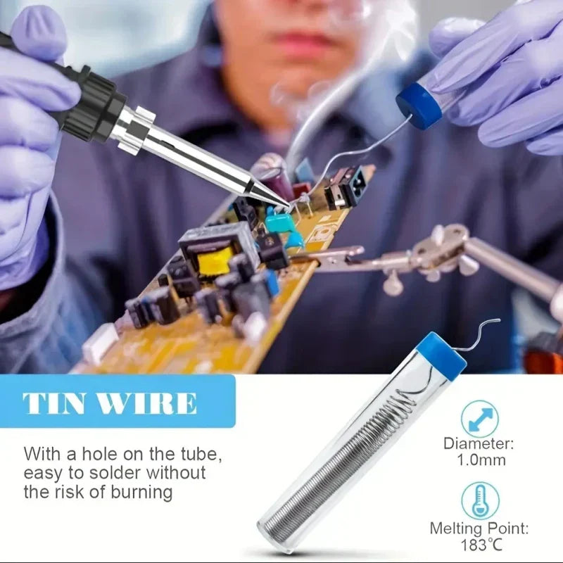 Digital Soldering Iron Set With Adjustable Temperature Display