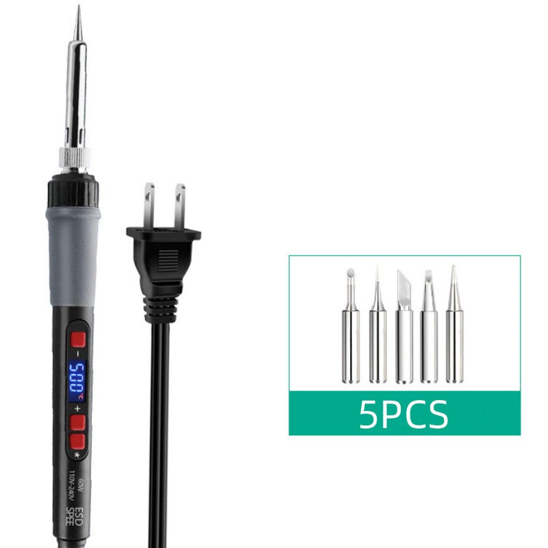 Digital Soldering Iron Set With Adjustable Temperature Display