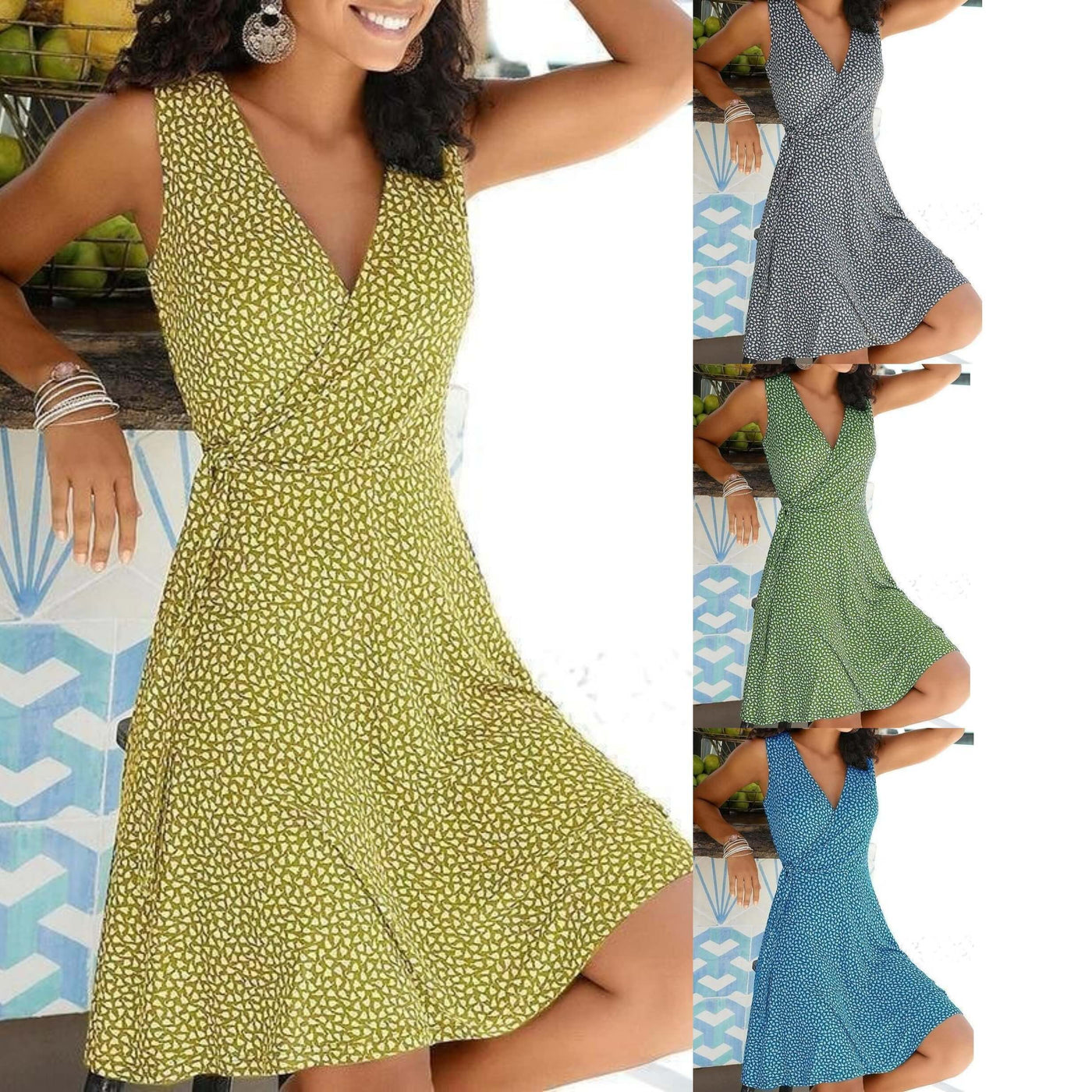 Women's Sleeveless Casual Dress Stylish Comfortable Summer Outfit
