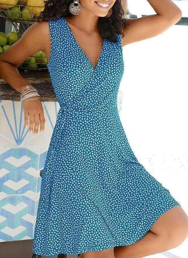 Women's Sleeveless Casual Dress Stylish Comfortable Summer Outfit