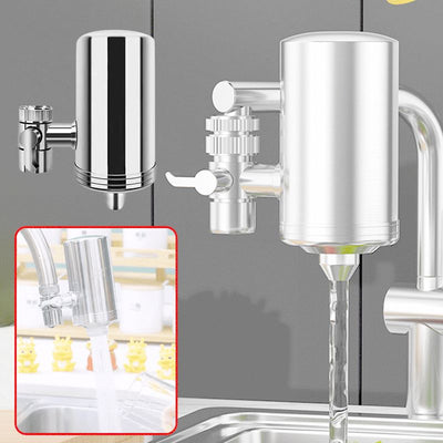 Installation-Free Stainless Steel Faucet Water Purifier For Household Use