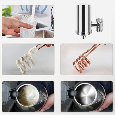 Installation-Free Stainless Steel Faucet Water Purifier For Household Use
